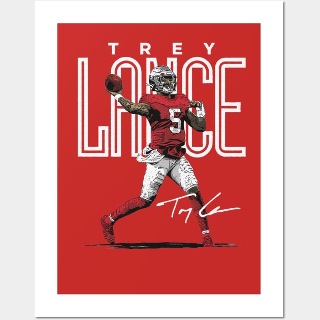 Trey Lance San Francisco Pass Wall Art by Buya_Hamkac